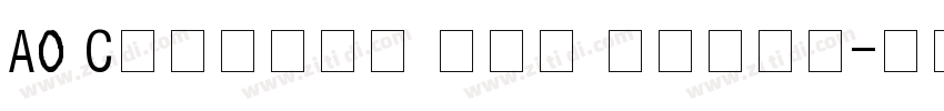 A3 Courier Rus Norma字体转换